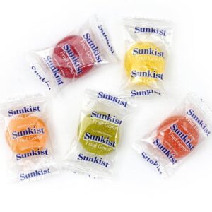 Sunkist by Jelly Belly Fruit Gems Gummies Assorted 2.5lb Bag Bulk